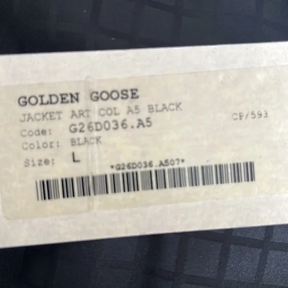 Golden goose deluxe brand Woman’s jacket leather size large black
